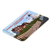 Nobska Point Lighthouse Massachusetts Photo Magnet Magneet (Linkerzijde)