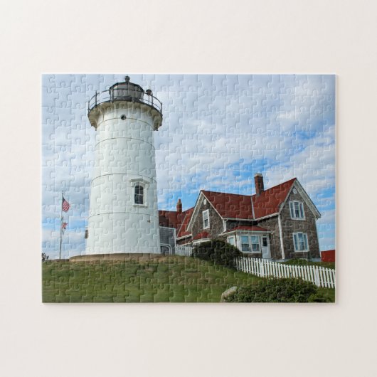 Nobska Point Lighthouse, Massachusetts Puzzle Legpuzzel (Horizontaal)