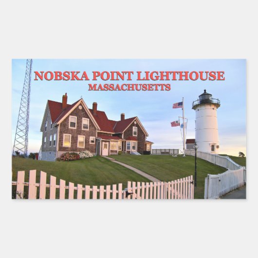 Nobska Point Lighthouse, Massachusetts Stickers (Voorkant)