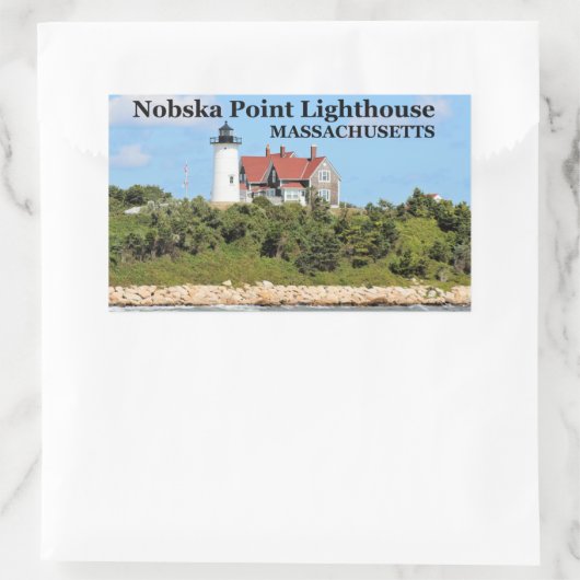 Nobska Point Lighthouse, Massachusetts Stickers (Tas)
