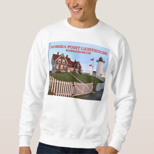 Nobska Point Lighthouse, Massachusetts Sweatshirt (Voorkant)
