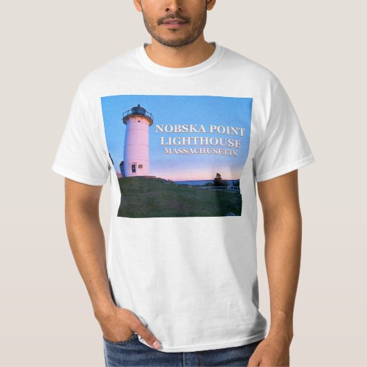 Nobska Point Lighthouse, Massachusetts T-Shirt (Voorkant)