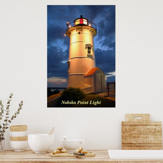 Nobska Point Lighthouse Poster (Keuken)