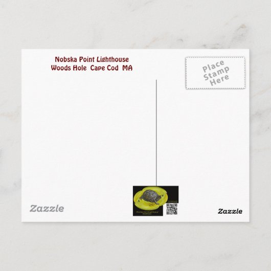 Nobska Point Lighthouse-reeks Briefkaart (Achterkant)