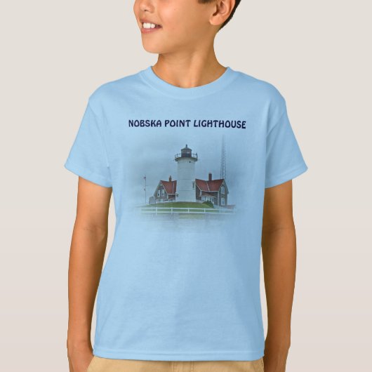 Nobska Point Lighthouse-reeks T-shirt (Voorkant)