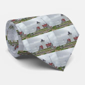 Nobska Point Lighthouse Stropdas (Opgerold)