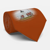 Nobska Point Lighthouse Stropdas (Opgerold)