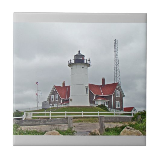 Nobska Point Lighthouse Tegeltje (Voorkant)