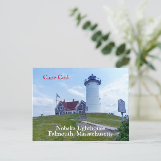 Nobska Vuurtoren Cape Cod MA Briefkaart