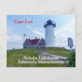 Nobska Vuurtoren Cape Cod MA Briefkaart (Voorkant)
