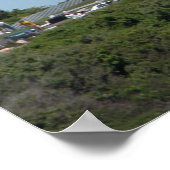 Nobska vuurtoren in Falmouth Poster (Hoek)