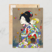 Nobukazu Yosai-favorieten van mooie dames-liefhebb Briefkaart (Voorkant / Achterkant)