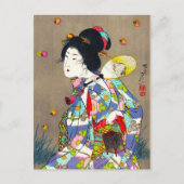 Nobukazu Yosai-favorieten van mooie dames-liefhebb Briefkaart (Voorkant)