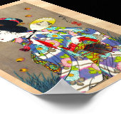 Nobukazu Yosai-favorieten van mooie dames-liefhebb Poster (Hoek)