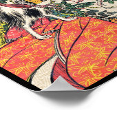 Nobukazu Yosai-favorieten van mooie dames-liefhebb Poster (Hoek)