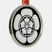 Nobunaga Oda Metalen Ornament (Rechts)