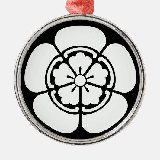 Nobunaga Oda Metalen Ornament (Voorkant)