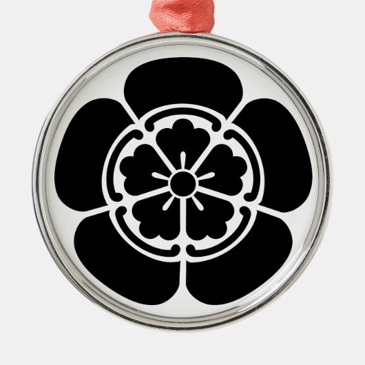 Nobunaga Oda Metalen Ornament (Voorkant)