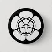 Nobunaga Oda Ronde Button 5,7 Cm (Voorkant)