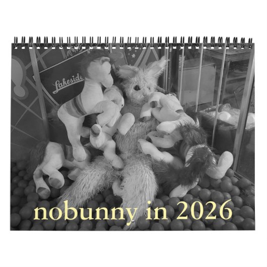 nobunny in 2026 calendar retrospective edition kalender (Hoes)