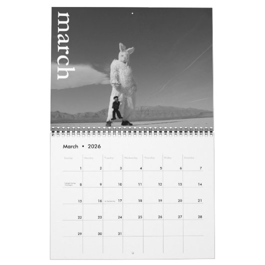 nobunny in 2026 calendar retrospective edition kalender (Mar 2026)