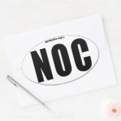 Nocatee - Woonwijk (aantal 4) Ovale Sticker (Envelop)