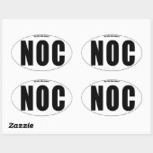 Nocatee - Woonwijk (aantal 4) Ovale Sticker (Vel)