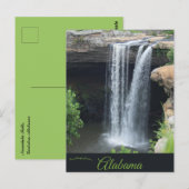 Noccalula Falls Gadsden Alabama Briefkaart (Voorkant / Achterkant)