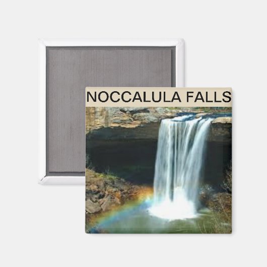 Noccolula Herfsten op een vierkante magneet (Voorkant / Achterkant)