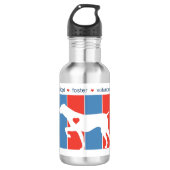 Noch CalGSPRescue Striped Logo Water Fles (Voorkant)