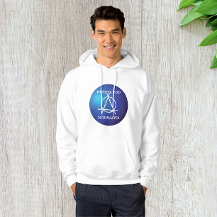 Noch God, noch Meester Anarchie Symbool Hoodie