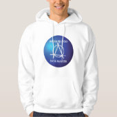 Noch God, noch Meester Anarchie Symbool Hoodie (Voorkant)