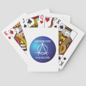 Noch God, noch Meester Anarchie Symbool Pokerkaarten (Achterkant)