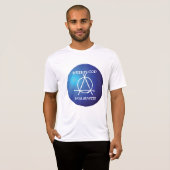 Noch God, noch Meester Anarchie Symbool T-shirt (Voorkant volledig)