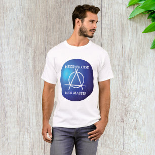 Noch God, noch Meester Anarchie Symbool T-shirt