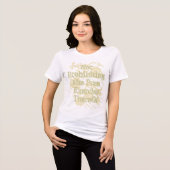 Noch het vrije gebruik daarvan verbieden Tri-Blend shirt (Voorkant volledig)