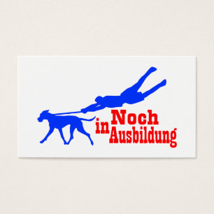 Noch in Ausbildung Visitekaartje