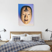 Noch theatermasker van een jongen genaamd canvas afdruk (Insitu (Slaapkamer))