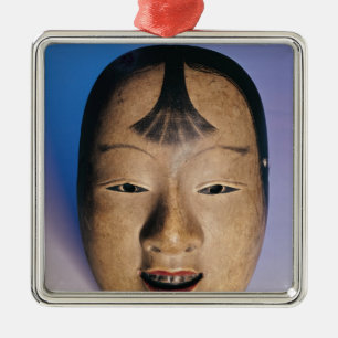 Noch theatermasker van een jongen genaamd metalen ornament
