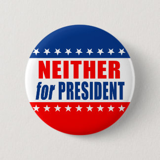 "NOCH voor PRESIDENT" Ronde Button 5,7 Cm