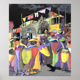 *Noche de tambores Highlight * HET UNIQ VAN DE ALB Poster