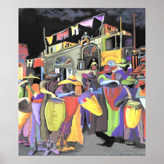 *Noche de tambores Highlight * HET UNIQ VAN DE ALB Poster (Voorkant)