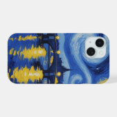 Noche estrellada sobre el rio iPhone 15 case (Achterkant horizontaal)
