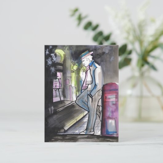 Noche y Buzon Tango Briefkaart (Staand voorkant)