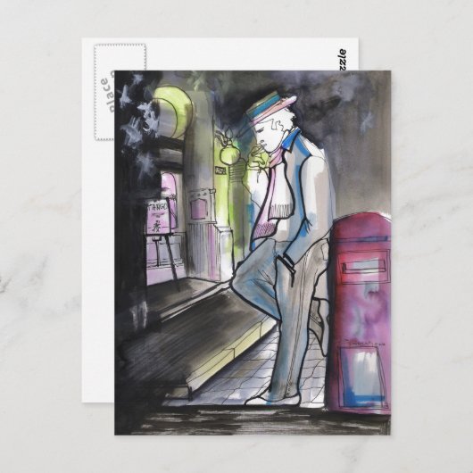 Noche y Buzon Tango Briefkaart (Voorkant / Achterkant)