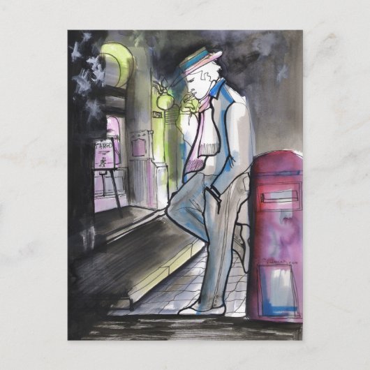 Noche y Buzon Tango Briefkaart (Voorkant)