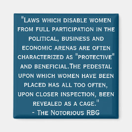 Nochtans beruchte RBG Citaat Magnet