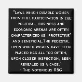 Nochtans beruchte RBG Citaat Magnet (Voorkant)