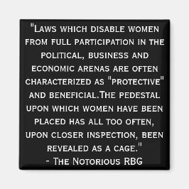 Nochtans beruchte RBG Citaat Magnet