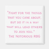 Nochtans beruchte RBG Citaat Magnet (Voorkant)